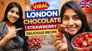 ArpiSona Kitchen | Viral London Chocolate Strawberries 🍓🍫 | Easy Street-Style Recipe!