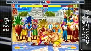 EVO2013 ST Games - Kuroppi vs Immortal - Character Lock Tournament