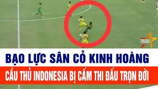 Bạo lực s&acirc;n cỏ, cầu thủ Indonesia bị cấm thi đấu trọn đời