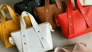DIY!!! how to make a mini tote bag in 10 minutes/ fancy bag/ hand bag / shoulder bag