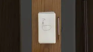 How to Draw an Ostrich in 30 Seconds! 🖍️🦤 #drawbird #drawbasic #drawwithme