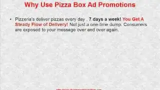 Pizza Box Ads Promote Your Business And Bring In Customers