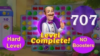 HomescapesLevel 707 - [13 moves] [2021] [HD] solution of Level 707 Homescapes[No Boosters]