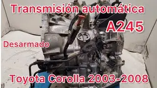 How to disassemble a Toyota Corolla A245 transmission