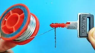 Just I minute! This bike key emergency copy at home / New Life hacks