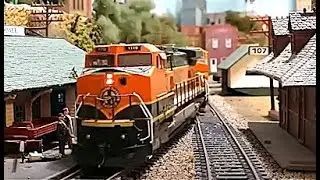 327 - M&NB Model Railroad Train Watching - Trip North 1990s - Part 8 - Minn Iowa
