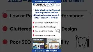 Why Dental Websites Fail in 2025 and How to Fix Them Fast!