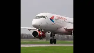 Стремительная посадка Superjet 100 Азимут