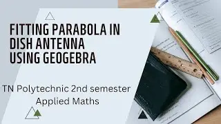 Parabolic dish antenna | Applied Mathematics | TN Polytechnic