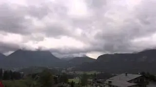 Wolken &uuml;ber Reutte/Tirol ( W&auml;ngle ) Juni 2015