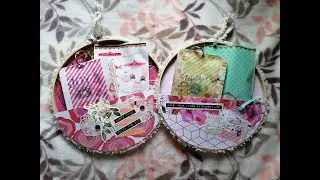 Memory Hoops // Altered Embroidery Hoop Mini Albums