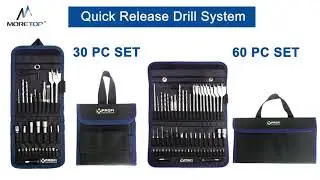 Moretop drill and driver bit set [New 2020 Quick Change sets 30 and 60 PCS]