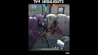 1v4 Highlights⚡| #20 | Free Fire 🔥 | #mrtamff #freefirehighlights