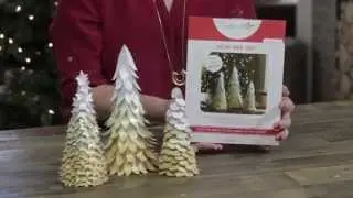 Holiday Crafternoon - Shimmer Paper Trees by Lia Griffith