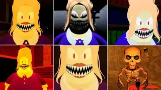 Escape Miss Marie's Library Scary Obby All Jumpscares
