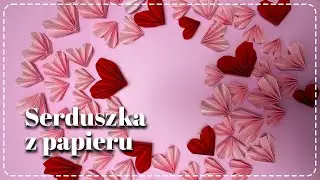 Jak zrobić SERDUSZKO Z PAPIERU (Harmonijka) ❤️ Proste DIY krok po kroku
