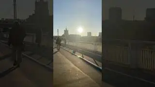 Прогулка с Natalex/564: вид на Нярис с Белого моста в #vilnius.