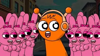 OREN x PINKI has INFINITE CLONES! (Incredibox Sprunki Animation)