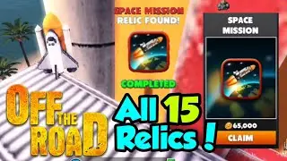 OFF THE ROAD: All 15 Relics Locations in Frozen Valley| Get 65.000 Coins EASY!