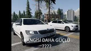 TDI vs TSI Hangisi Daha güçlü Yokuş ve Top speed Denemesi BeamNG Drive