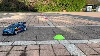 CEN FORD PUMA WRC 1/8 BRUSHLESS R/c. Prova di Slalom!