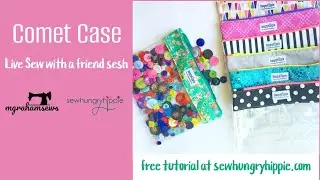 Live Sew with a friend - Clear Vinyl Comet Case