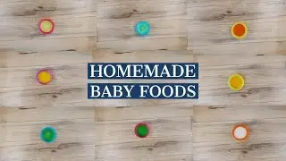 Vegetable Purees for 4+ / 6+ Month Baby | Homemade Baby Food | Healthy Baby Food Recipes
