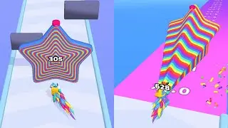 Layer Man 3D - Gameplay Walkthrough Part 3 Levels 61-90 Run & Collect ASMR