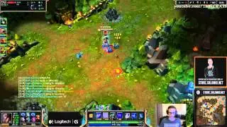 Bjergsen Twisted Fate vs Talon - Mid [ReplayLOL] 7-2014