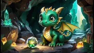 Dragon in the Sparkling Cave | Magical Dragon Cartoon for Kids | Fun Adventure Story