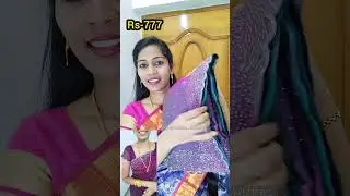 Diwali offer space silk saree trending collection Rs-777 #saree#sareestyles#shorts#