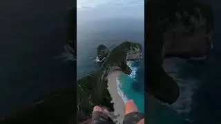Nusa penida Crane climb on Kellingking beach #urbex #roofing #freeclimbing