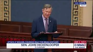 Senator Hickenlooper Speaks on Senate Floor About Antisemitic Attack in Boulder