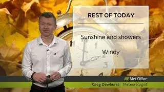 Saturday afternoon Scotland forecast - 26/10/19