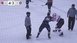 Ben Paynter vs Callum Wells NIHL fight 4-2-18