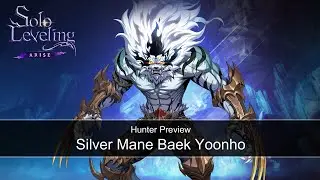 Silver Mane Baek Yoonho [Dark Fighter] &mdash; Hunter Preview | Solo Leveling: Arise