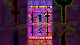 6 SECRET SWORDS Leaked in Blox Fruits?! ⚔️ Hidden in the New Profile Update!
