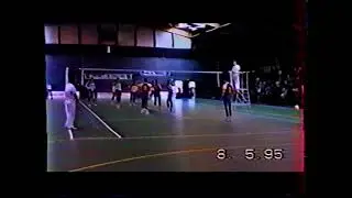 Finale Coupe de France Volley M20 1995 Asni&egrave;res Narbonne  Partie 3