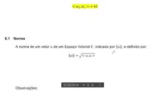 056 Produto Interno definição exemplo norma