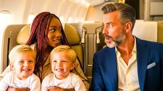 Le PDG s'assoit au mauvais endroit et fige en voyant son ex-copine avec deux enfants secrets !