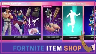 Get the Ryu & Chun-Li Bundle now! 🛒 Fortnite Item Shop August 14, 2021