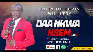 UNITY OF CHRIST MINISTRY,  THURSDAY LIVE SERVICE, MESSAGE TITLE:(THE VOICE OF LIFE).