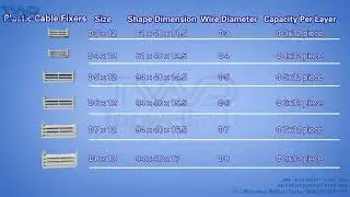 Topwelltech Plastic Cable Fixer U Steel