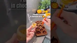 Golden Pumpkin Chocolates 🎃🍫 | Part 1 &ndash; First Layer #shorts