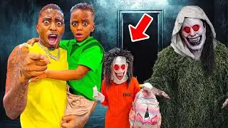 FunnyMike Son MJ Birthday Party RUINED by Creepyman 😨