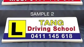 Magnetic Roof Sign - One time cost marketing
