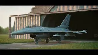 Animation Jet F-16 Fighting Falcon