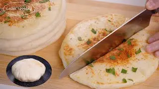 Легкий и веселый турецкий хлеб, который раздувается, как воздушные шары, без духовки