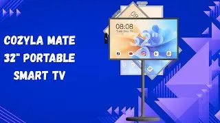 This Rolling Smart TV Has a Built-In Battery & Touchscreen &ndash; Must See! | Cozyla Mate