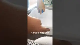 scrubbing sounds
